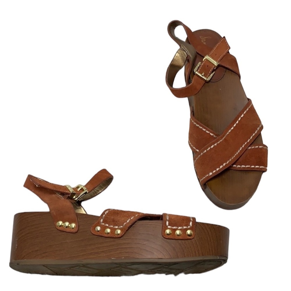 Sam Edelman Brylee Rust Suede Platform Size 11. - image 3